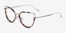 Koyo Ivory Tortoise Silver AcetateEyeglass Frames from EyeBuyDirect, Angle View