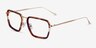 Tsundoku Tortoise Gold AcetateEyeglass Frames from EyeBuyDirect, Angle View