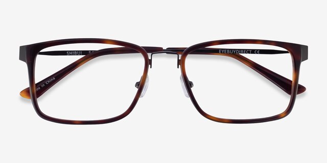 Shibui Tortoise AcetateEyeglass Frames from EyeBuyDirect, Closed View