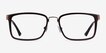 Shibui Coffee AcetateEyeglass Frames from EyeBuyDirect, Front View