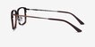 Shibui Coffee AcetateEyeglass Frames from EyeBuyDirect, Side View