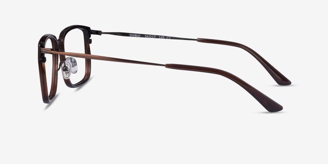 Shibui Coffee AcetateEyeglass Frames from EyeBuyDirect, Side View
