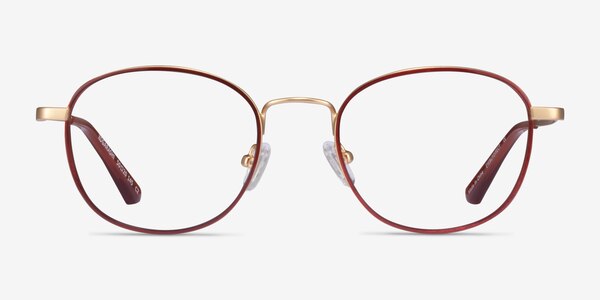 Kogarashi Brown Gold Acetate Eyeglass Frames