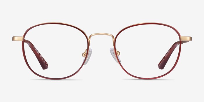 Kogarashi Brown Gold Acetate Eyeglass Frames from EyeBuyDirect