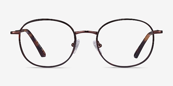 Otaku Tortoise Red Copper Acétate Montures de lunettes de vue