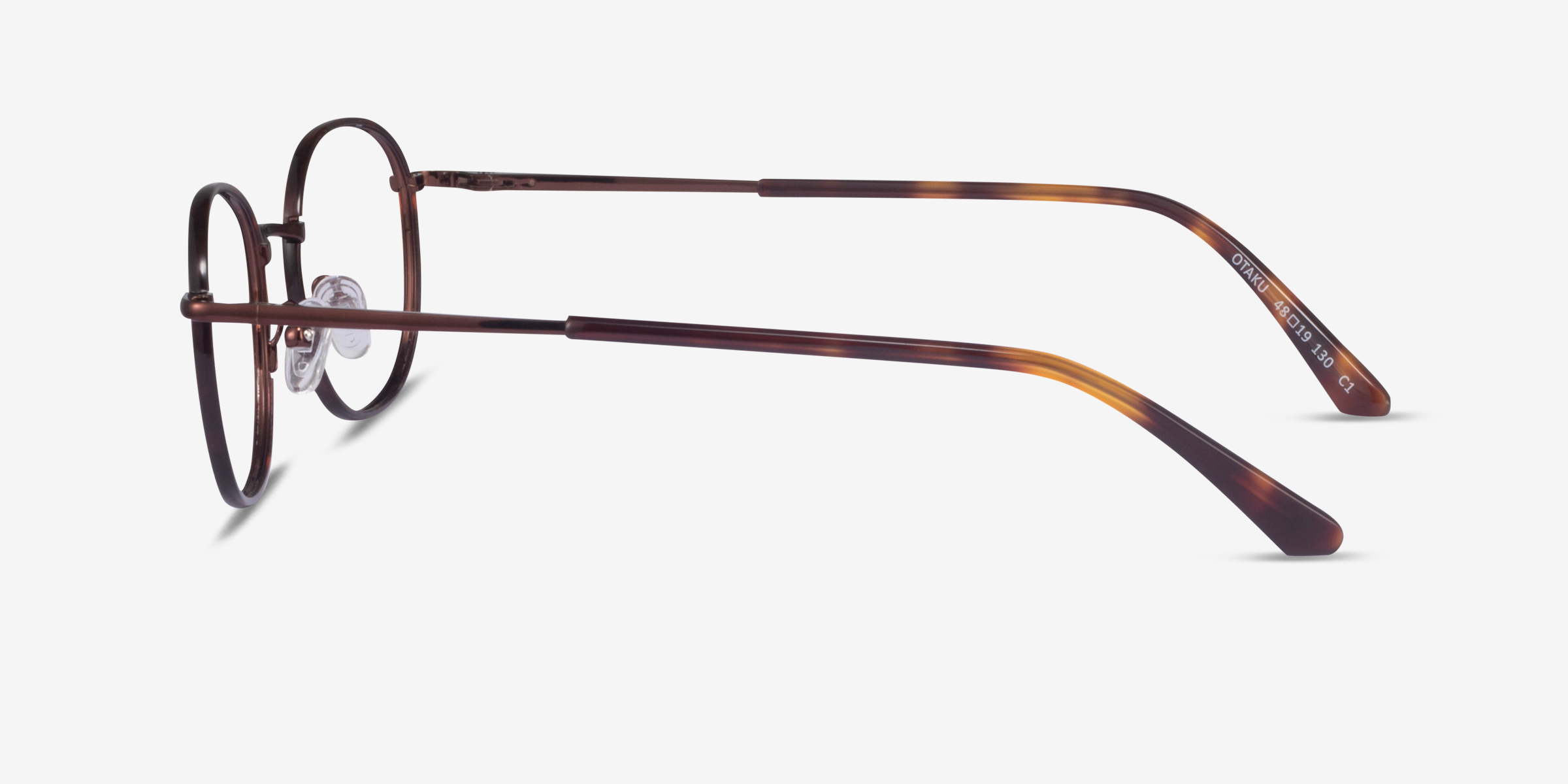 Otaku Round Tortoise Red Copper Full Rim Eyeglasses | Eyebuydirect