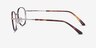 Otaku Tortoise Silver AcetateEyeglass Frames from EyeBuyDirect, Side View