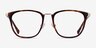 Utamaro Tortoise Gold AcétateMontures de lunettes de vue d'EyeBuyDirect, Vue de Face