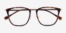 Utamaro Tortoise Gold AcétateMontures de lunettes de vue d'EyeBuyDirect, Vue Rapprochée