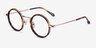 Nagoya Tortoise Gold AcetateEyeglass Frames from EyeBuyDirect, Angle View