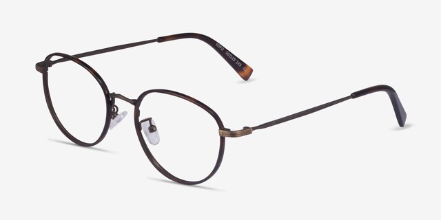 Kofu Tortoise Coffee AcetateEyeglass Frames from EyeBuyDirect, Angle View