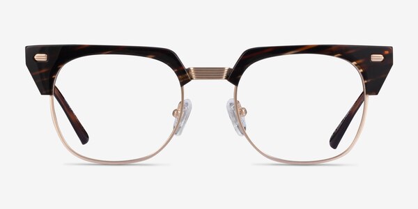 Nichibotsu Tortoise Gold Acetate Eyeglass Frames