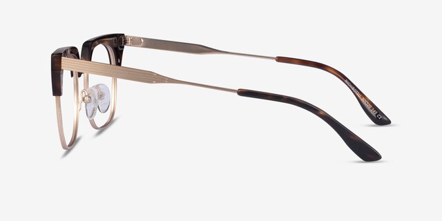 Nichibotsu Tortoise Gold AcetateEyeglass Frames from EyeBuyDirect, Side View