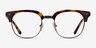 Komorebi Tortoise Bronze AcetateEyeglass Frames from EyeBuyDirect, Front View