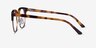 Komorebi Tortoise Bronze AcetateEyeglass Frames from EyeBuyDirect, Side View