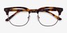 Komorebi Tortoise Bronze AcetateEyeglass Frames from EyeBuyDirect, Closed View