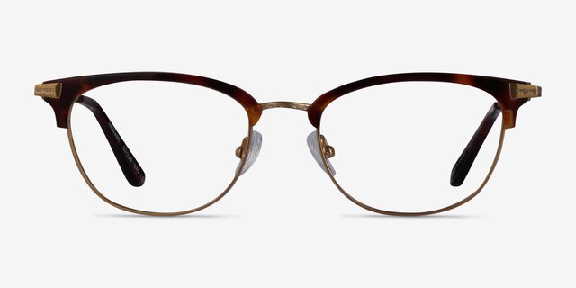 Fanfare Tortoise Bronze AcétateMontures de lunettes de vue d'EyeBuyDirect, Vue de Face