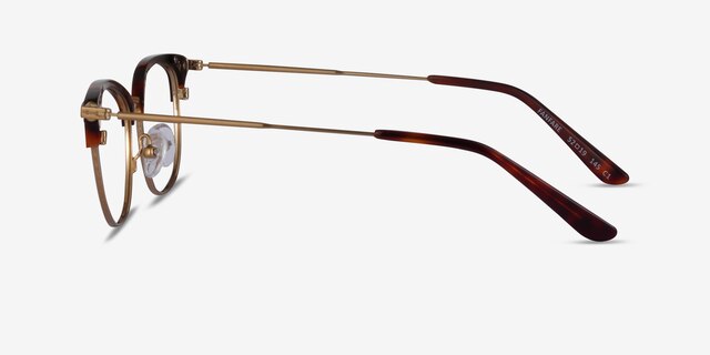 Fanfare Tortoise Bronze AcétateMontures de lunettes de vue d'EyeBuyDirect, Vue de Côté