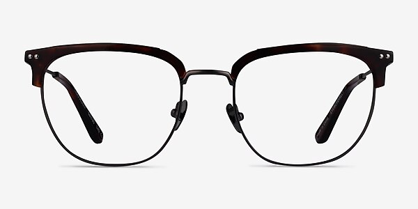 Cloudesley Tortoise Gunmetal Acetate Eyeglass Frames