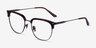 Cloudesley Tortoise Gunmetal AcetateEyeglass Frames from EyeBuyDirect, Angle View