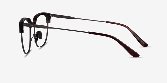 Cloudesley Tortoise Gunmetal AcetateEyeglass Frames from EyeBuyDirect, Side View