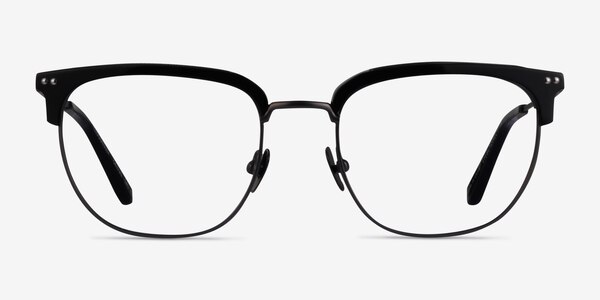 Cloudesley Black Gunmetal Acétate Montures de lunettes de vue