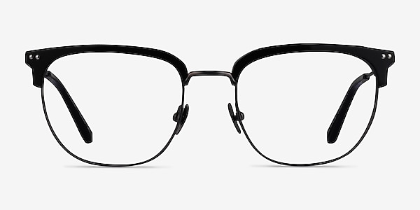 Cloudesley Black Gunmetal Acetate Eyeglass Frames