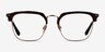 Concerto Tortoise Gold AcetateEyeglass Frames from EyeBuyDirect, Front View
