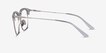 Concerto Clear Silver AcetateEyeglass Frames from EyeBuyDirect, Side View