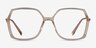 Ellipse Clear Yellow AcetateEyeglass Frames from EyeBuyDirect, Front View