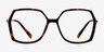 Ellipse Tortoise AcetateEyeglass Frames from EyeBuyDirect, Front View