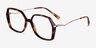 Ellipse Tortoise AcetateEyeglass Frames from EyeBuyDirect, Angle View