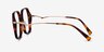 Ellipse Tortoise AcetateEyeglass Frames from EyeBuyDirect, Side View