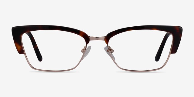 Camley Tortoise Gold AcetateEyeglass Frames from EyeBuyDirect, Front View