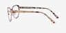 Thames Rose Gold AcetateEyeglass Frames from EyeBuyDirect, Side View