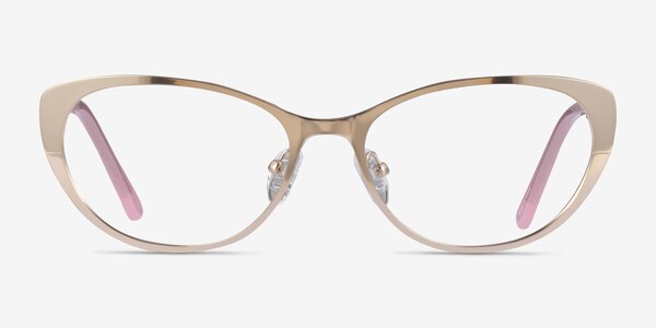 Thames Gold Acetate Eyeglass Frames