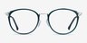 Light Teal Silver AcetateEyeglass Frames from EyeBuyDirect, Front View