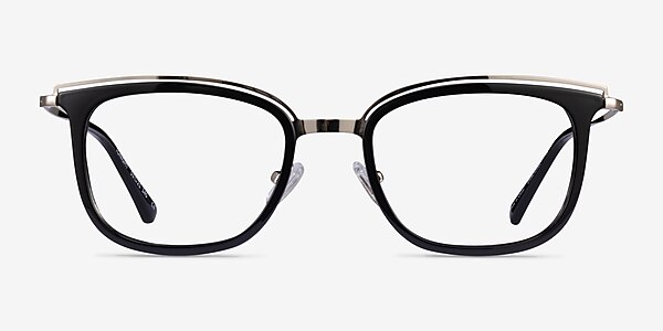 Tonight Black Gold Acetate Eyeglass Frames