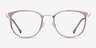 Midland Clear Purple Gold AcetateEyeglass Frames from EyeBuyDirect, Front View