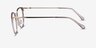 Midland Clear Purple Gold AcetateEyeglass Frames from EyeBuyDirect, Side View