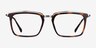 Barnsbury Tortoise Gunmetal MetalEyeglass Frames from EyeBuyDirect, Front View