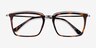 Barnsbury Tortoise Gunmetal MetalEyeglass Frames from EyeBuyDirect, Closed View