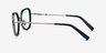 Bourdon Green Silver AcetateEyeglass Frames from EyeBuyDirect, Side View