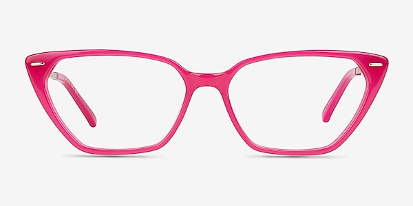 Everilda Pink Acetate Eyeglass Frames