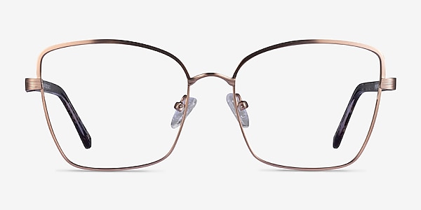 Beginning Rose Gold Floral Acetate Eyeglass Frames