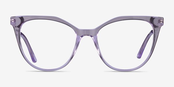 Carolina Clear Purple Acétate Montures de lunettes de vue