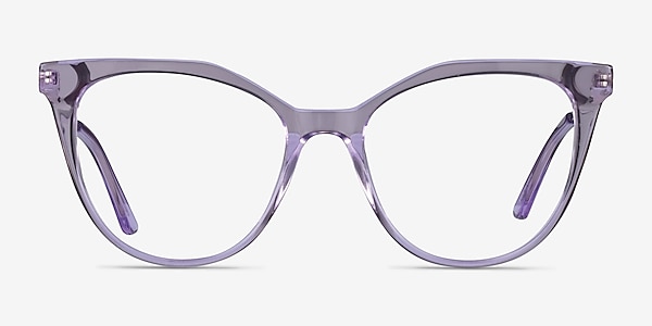 Carolina Clear Purple Acetate Eyeglass Frames