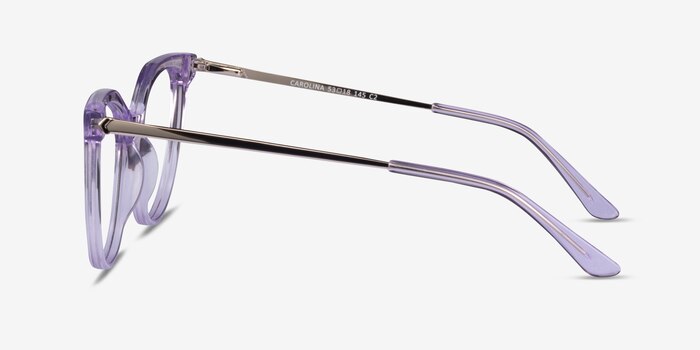 Carolina Clear Purple Acetate Eyeglass Frames from EyeBuyDirect