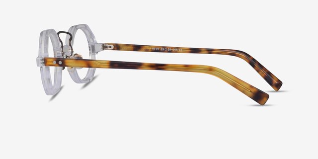 Very Clear Tortoise AcetateEyeglass Frames from EyeBuyDirect, Side View