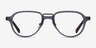 Westwood Gray Tortoise AcétateMontures de lunettes de vue d'EyeBuyDirect, Vue de Face